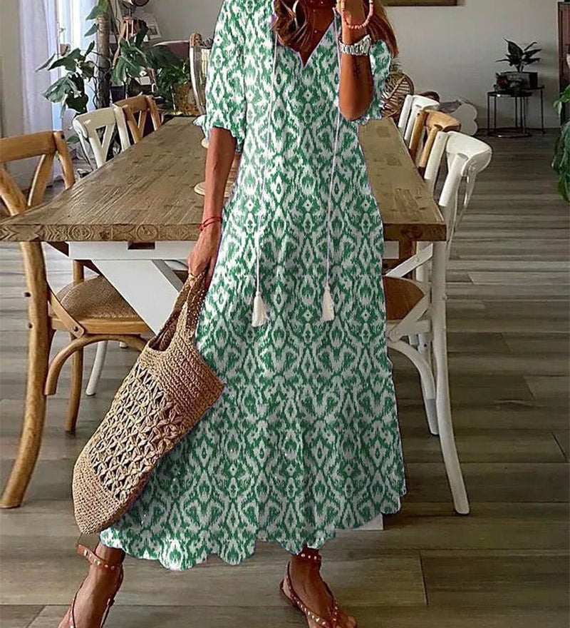 LUNA | BOHO MIDI DRESS FOR A RELAXED LOOK