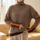 Eleanor | High-Neck Herringbone Luxe