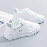 Chic White Trainers with Lightweight Comfort