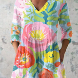 Isobel | Long Blouse with a Bold Print