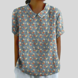 Floral Top Elegant Comfort