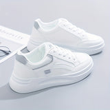 Chic White Trainers with Lightweight Comfort