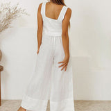 Megan - Minimalist Top and Flared-Trousers Ensemble