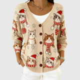 Comfortable Knitted Button Cardigan