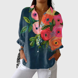 Light, Colourful Printed Blouse