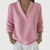 Faye | Soft V-Neck Jumper in a Relaxed Fit