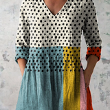 Eleanor | Long Blouse with a Bold Print