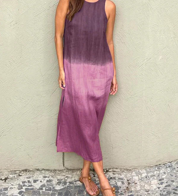 Heather - Casual Ombré Dress