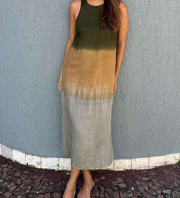 Heather - Casual Ombré Dress