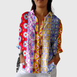 Light, Colourful Printed Blouse
