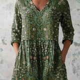 Sophie | Long Blouse with a Bold Print