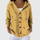 Hooded Knitted Cardigan