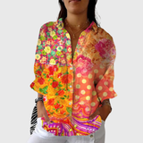 Light, Colourful Printed Blouse