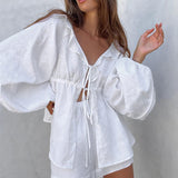 Alexandra - Ruffle Top and Shorts