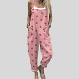 Polka-Dot Dungarees Pink