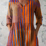 Hazel | Long Blouse with a Bold Print