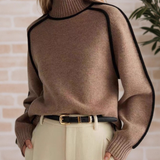 Donna | Elegant Funnel-Neck Jumper