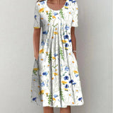 Hailey | Elegant, Casual Floral Dress with Pockets