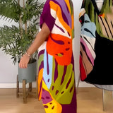 Rianna - Abstract-Print Dress