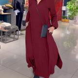 Sylvie - Wide-Cut Maxi Dress