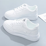 Chic White Trainers with Lightweight Comfort