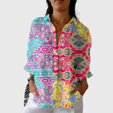 Light, Colourful Printed Blouse