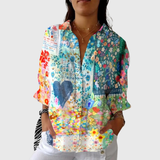 Light, Colourful Printed Blouse