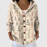 Knitted Cardigan with Hood