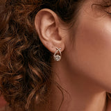 Ilka | Cross Pendant Earrings