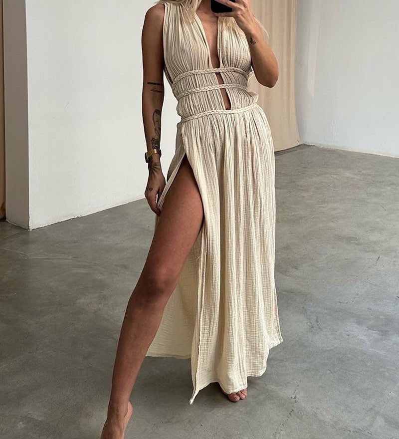 Zolla - Textured Slit Dress