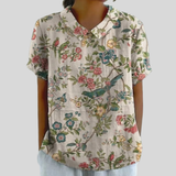 Floral Top Elegant Comfort