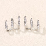 Saskia | Triple Hoop Earrings