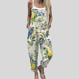 Dungarees with Lemons and Berries