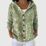 Hooded Knitted Cardigan