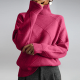 Lauren | Luxurious Cashmere Funnel-Neck Jumper