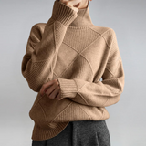Lauren | Luxurious Cashmere Funnel-Neck Jumper
