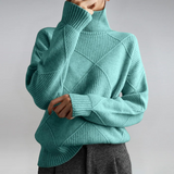 Lauren | Luxurious Cashmere Funnel-Neck Jumper