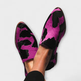 Paloma™ | Cow-Print Moccasins