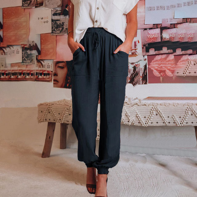 Kaeli – Elegant Drawstring Joggers