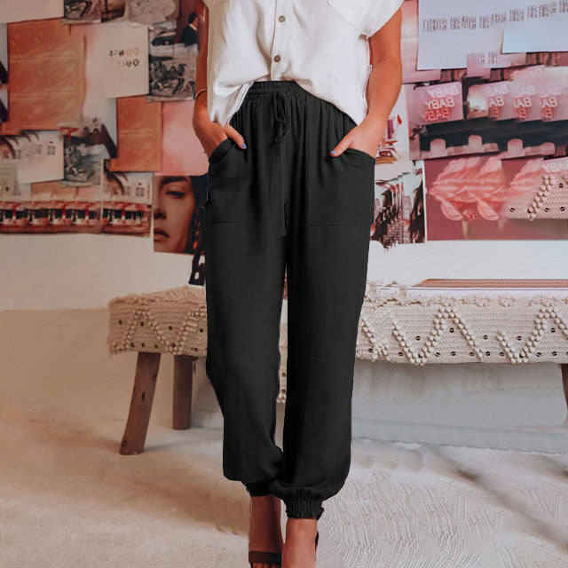 Kaeli – Elegant Drawstring Joggers