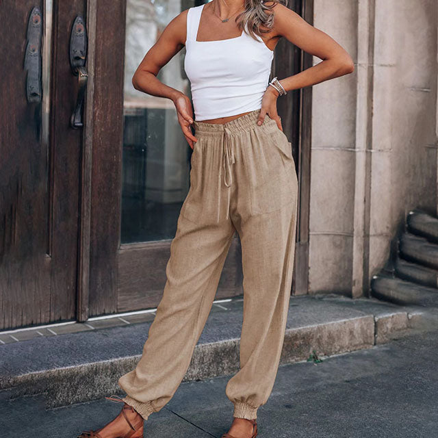 Kaeli – Elegant Drawstring Joggers
