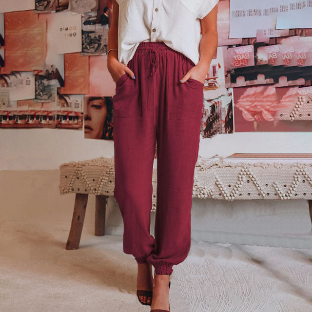 Kaeli – Elegant Drawstring Joggers