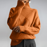 Lauren | Luxurious Cashmere Funnel-Neck Jumper