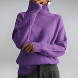 Lauren | Luxurious Cashmere Funnel-Neck Jumper