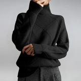 Lauren | Luxurious Cashmere Funnel-Neck Jumper
