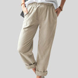 Neria - Soft-Textured Trousers