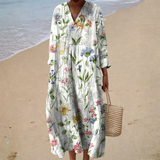 Flowing Printed Summer Dress
