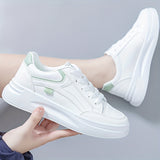 Chic White Trainers with Lightweight Comfort