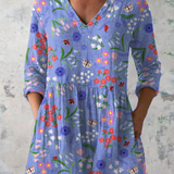 Imogen | Long Blouse with a Bold Print