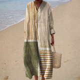 Flowing Printed Summer Dress